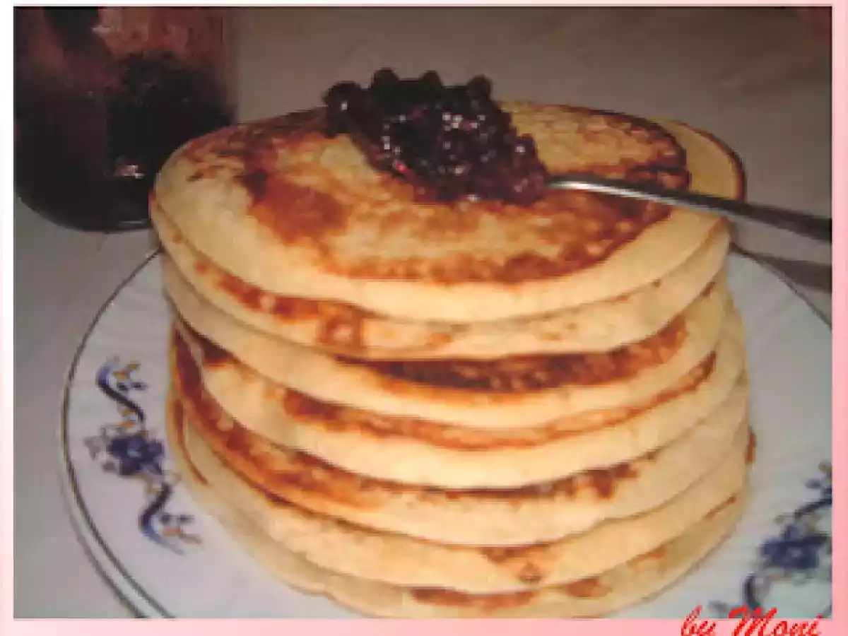 PANCAKES(CLATITE AMERICANE) - reteta de baza