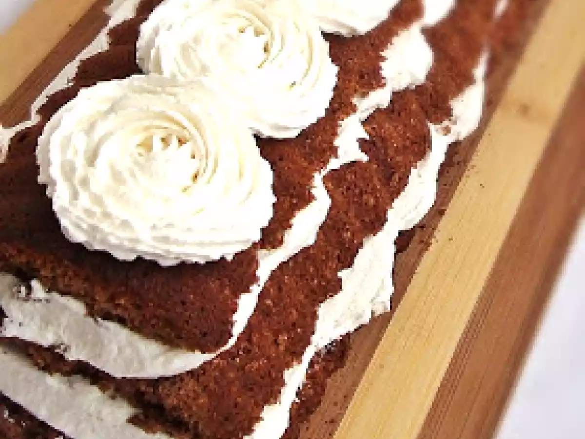 Pandispan cu crema de frisca - poza 2