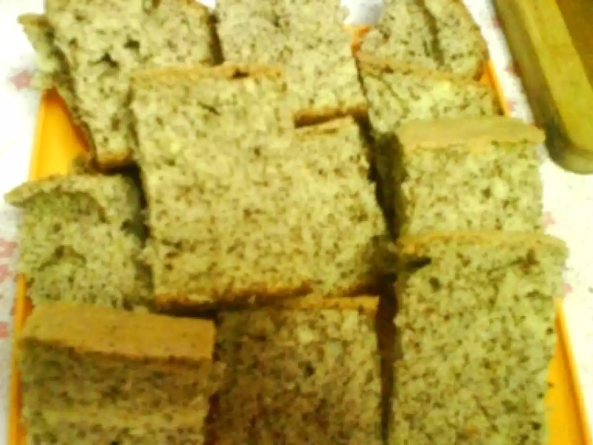 Pandispan cu fulgi de ciocolata