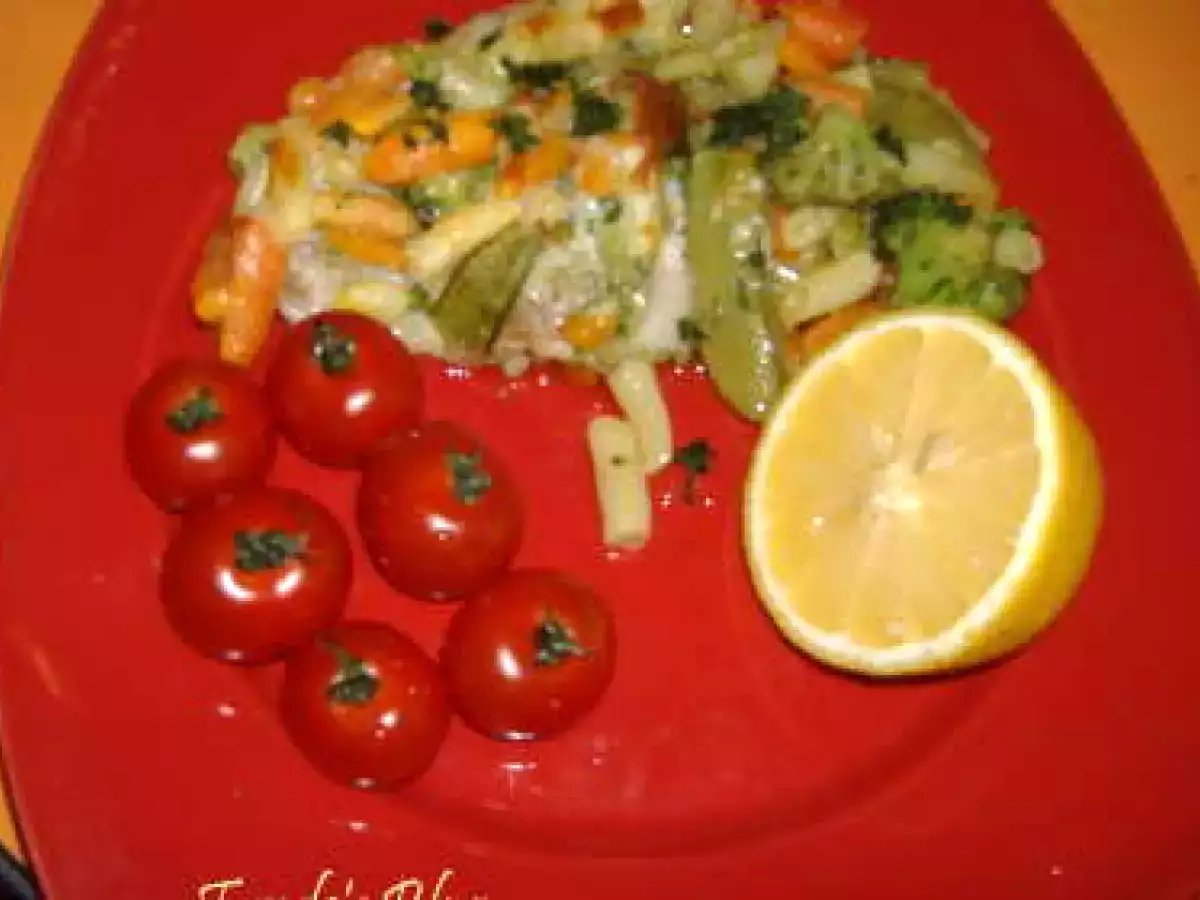 Pangasius pe pat de legume - poza 2