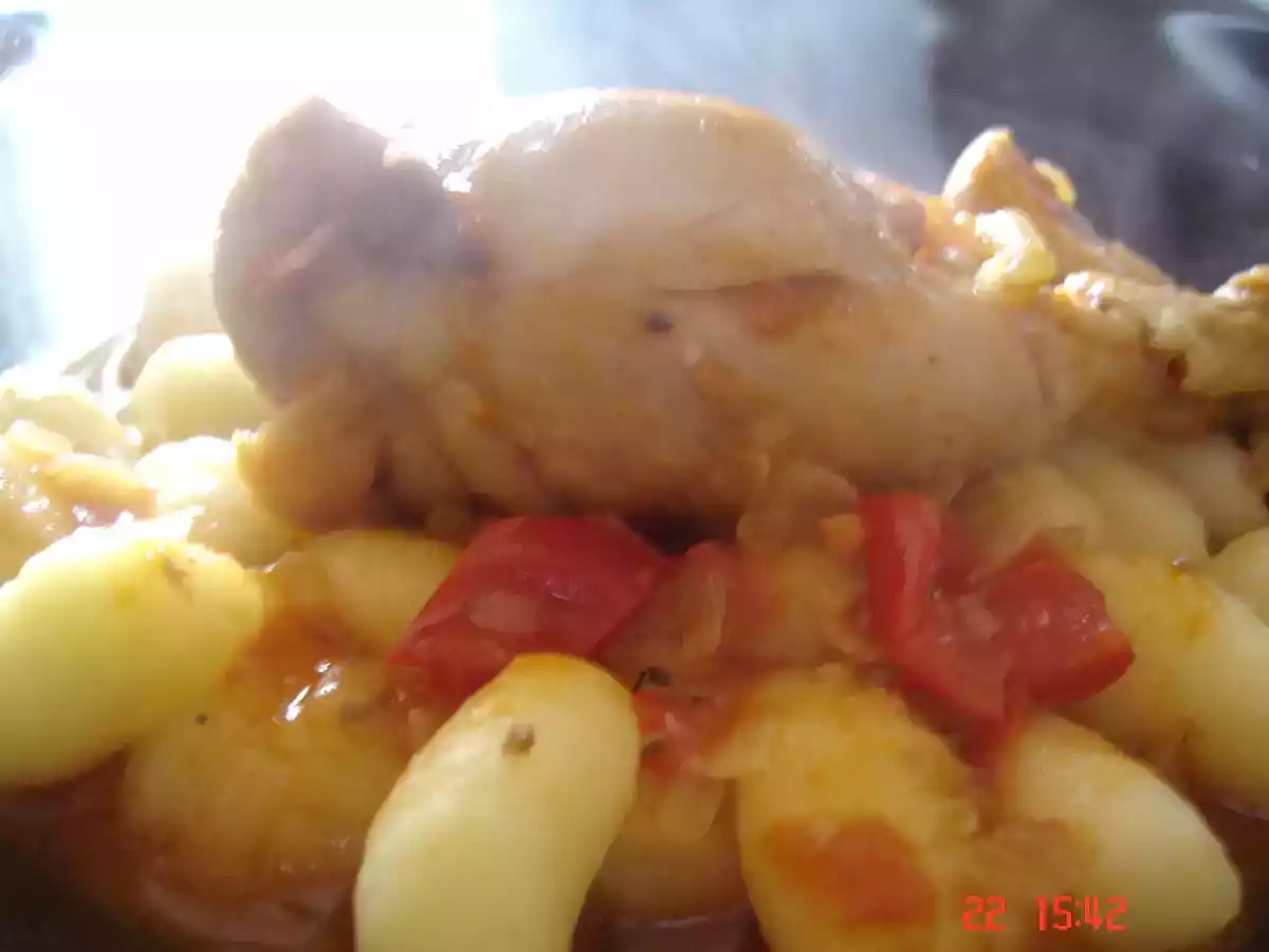 Papricas de pui cu gnocchi