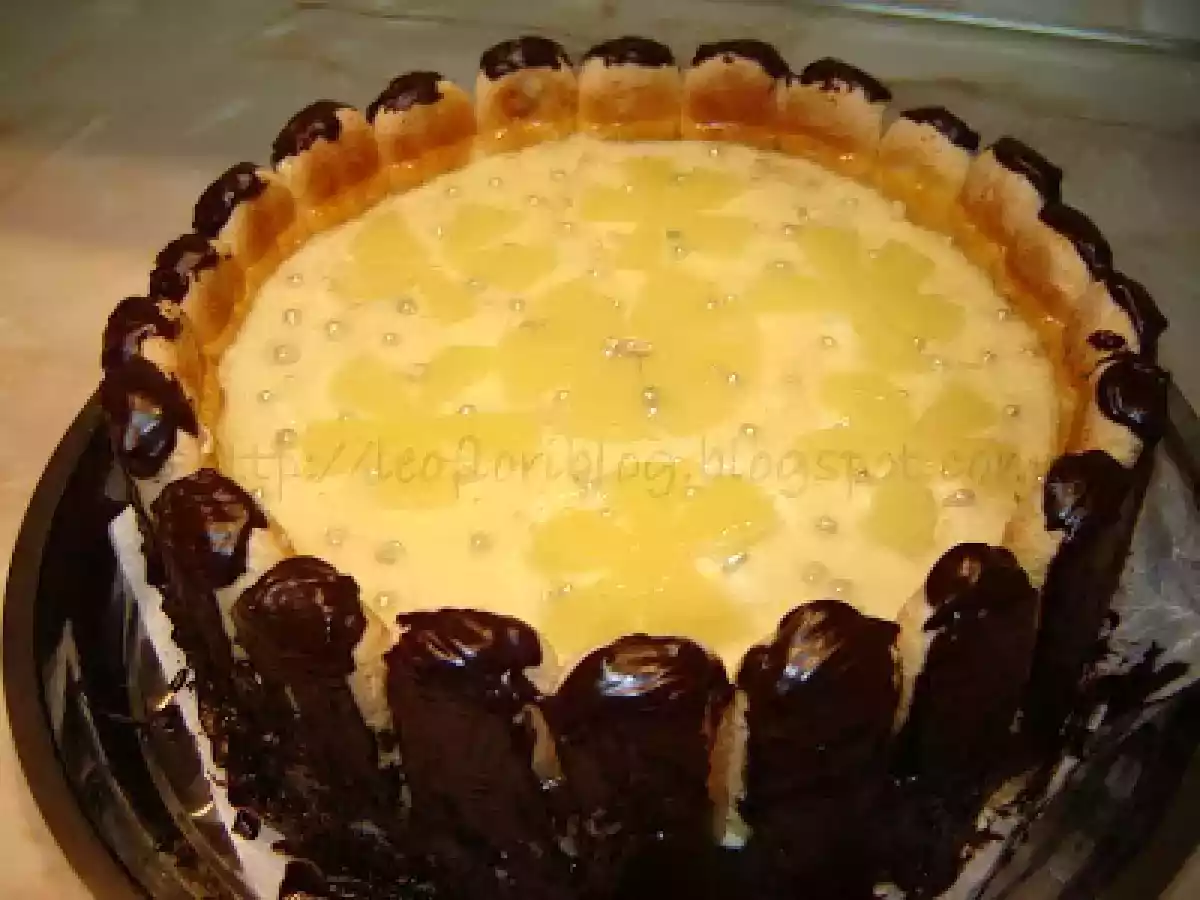 Parfe de ananas / Pineapple parfe - poza 7