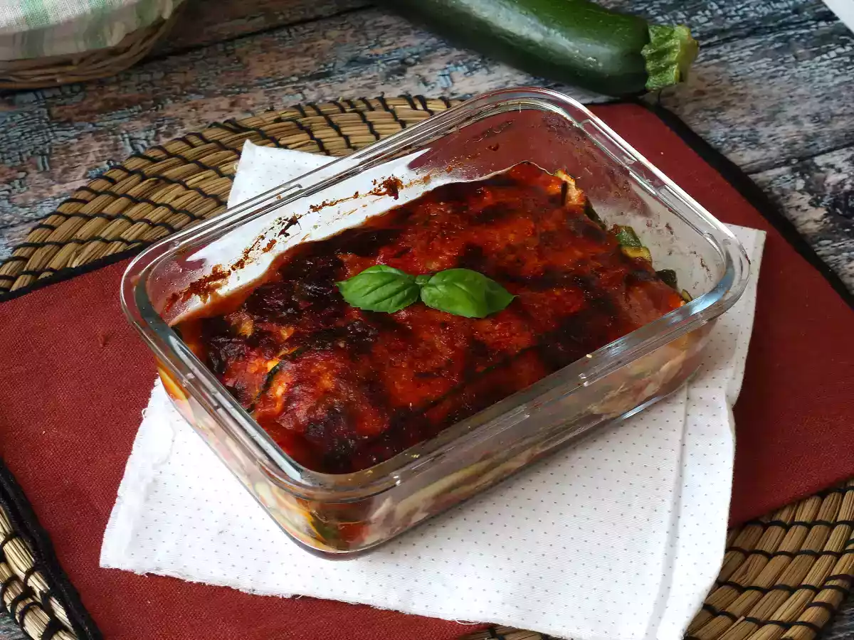 Parmigiana de dovlecei în friteuza cu aer: rapid, ușor și crocant - poza 6