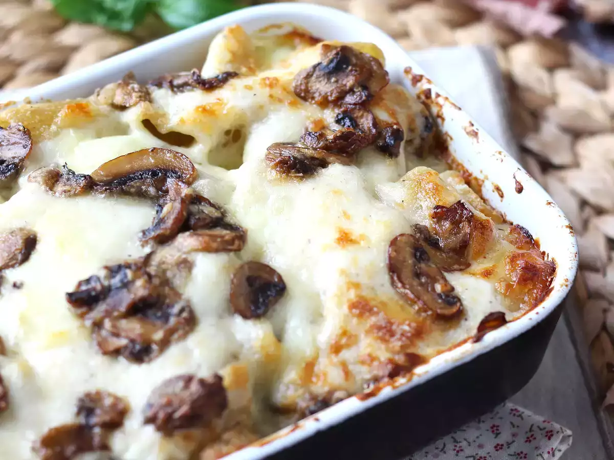 Pasta al forno ai funghi: rețeta perfectă, cremoasă, pentru toamnă - poza 2