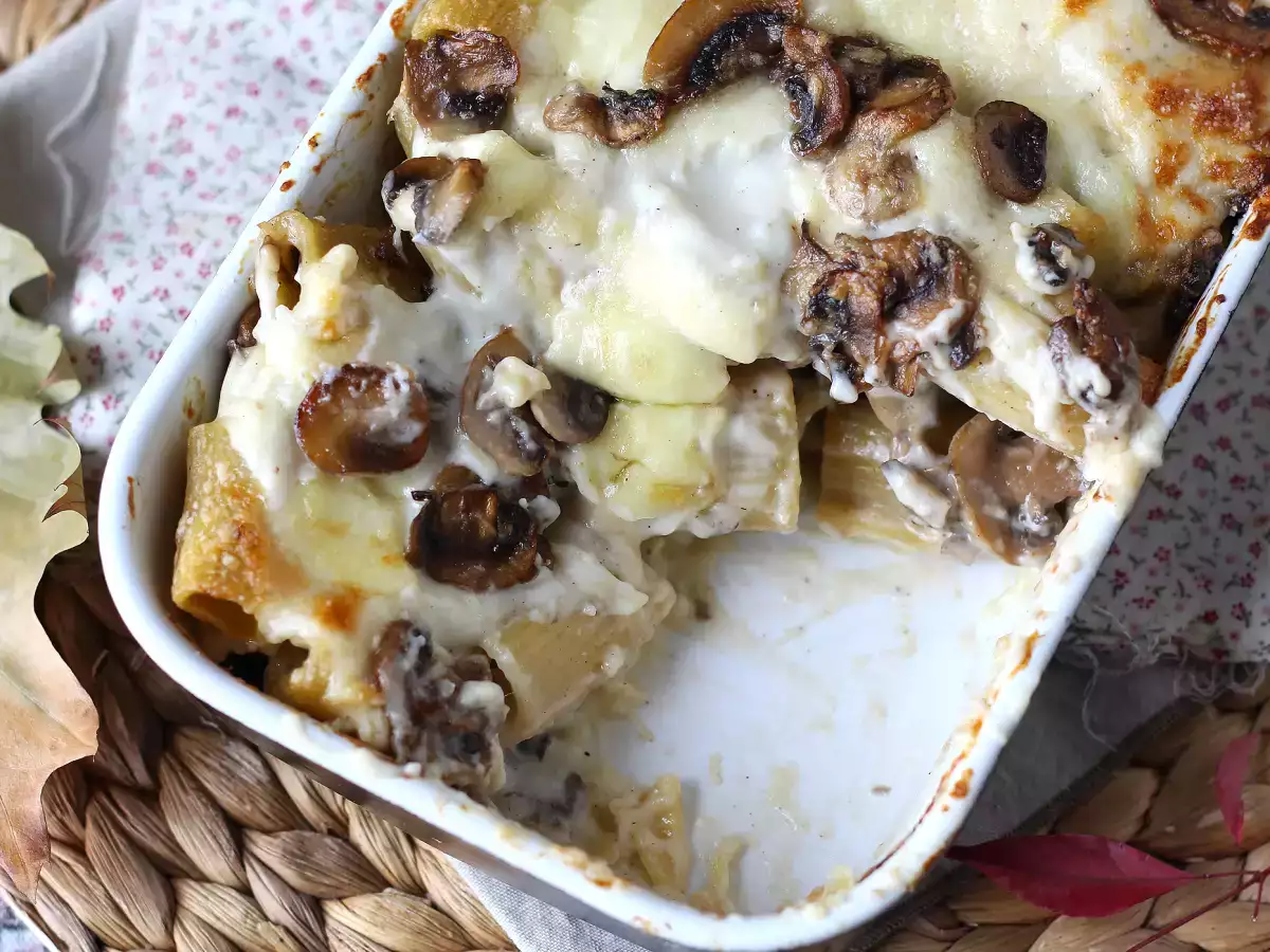 Pasta al forno ai funghi: rețeta perfectă, cremoasă, pentru toamnă - poza 5