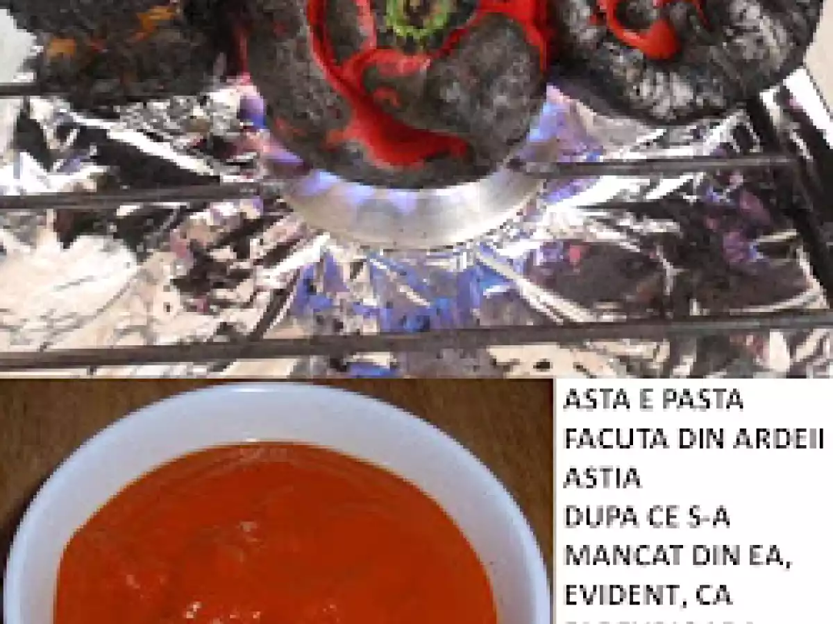 Pasta de ardei copti (rapida si delicioasa )
