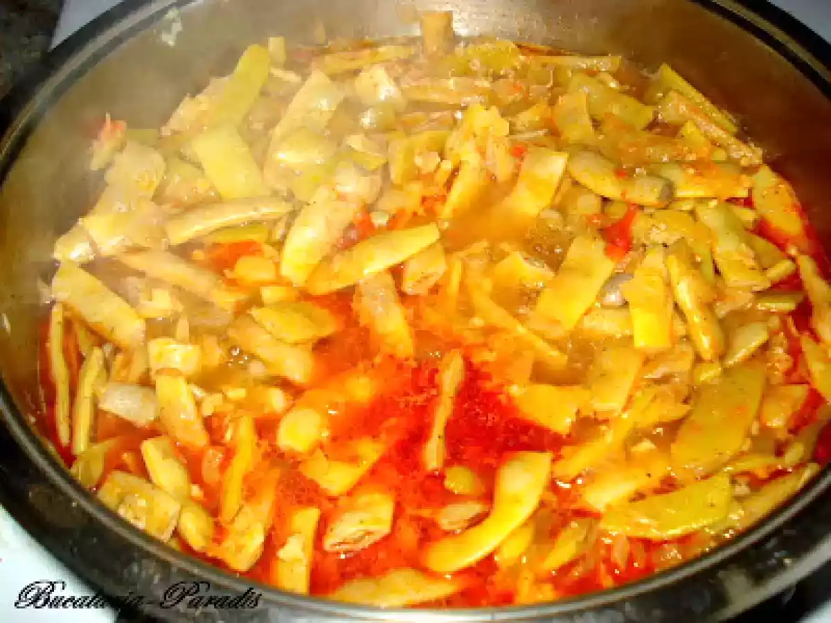 Pastai aite(Pastai de fasole verde cu usturoi)