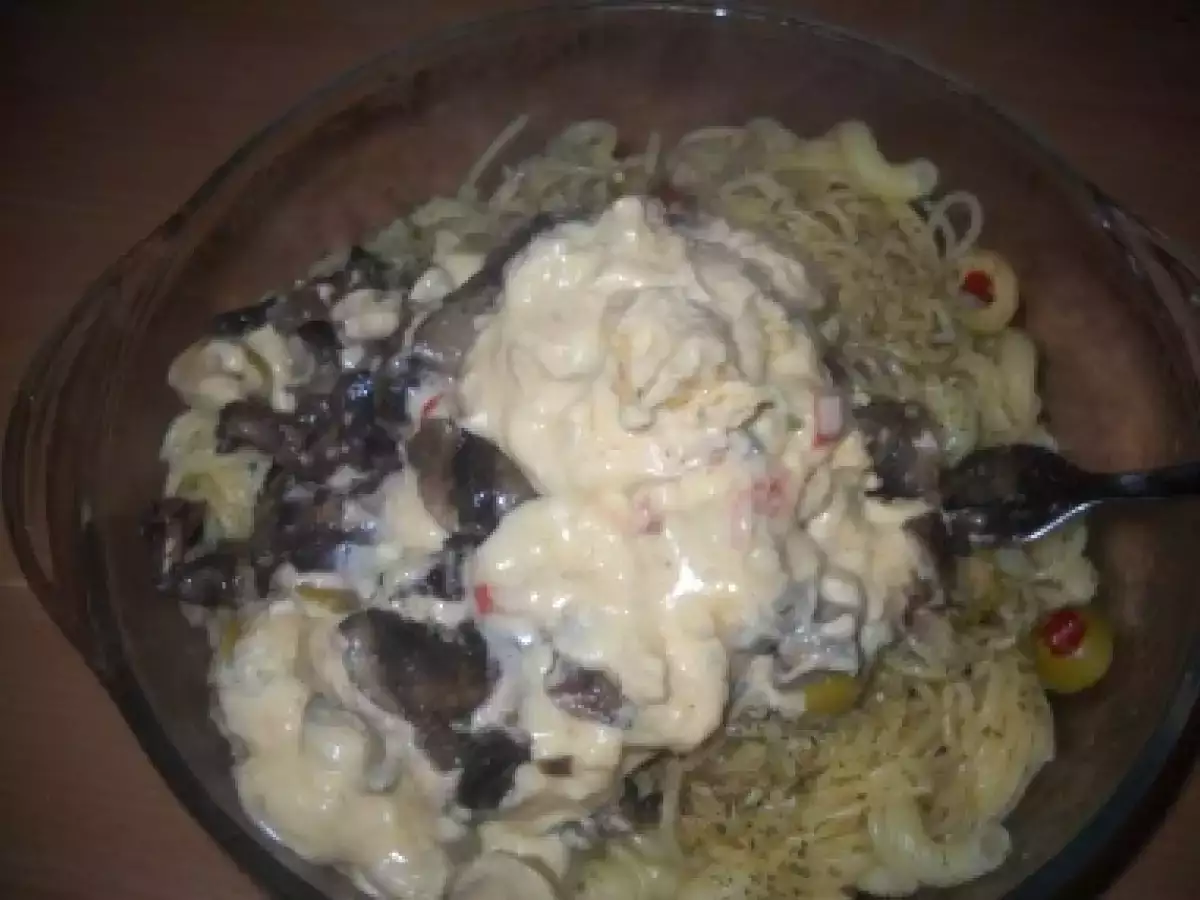 Paste cu branza si ciuperci - poza 4