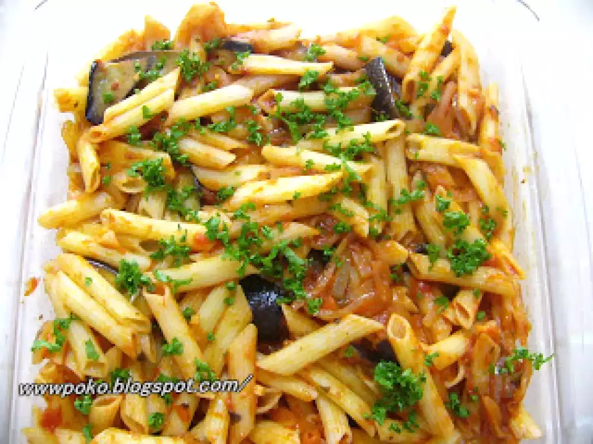 Paste cu cascaval si vinete la cuptor - poza 2