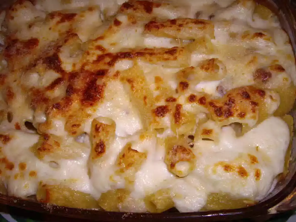 Paste cu conopida la cuptor/Pasta con cavolfiore al forno