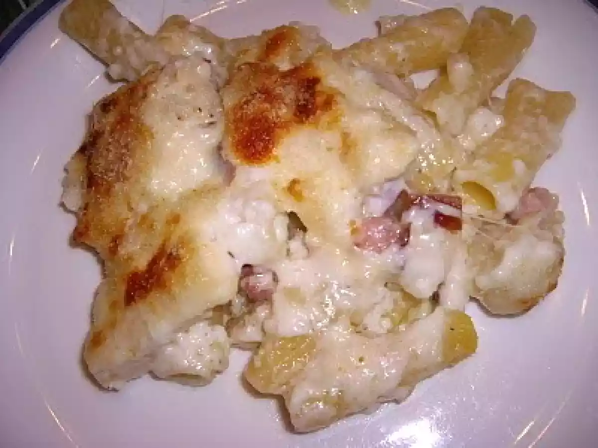 Paste cu conopida la cuptor/Pasta con cavolfiore al forno - poza 2