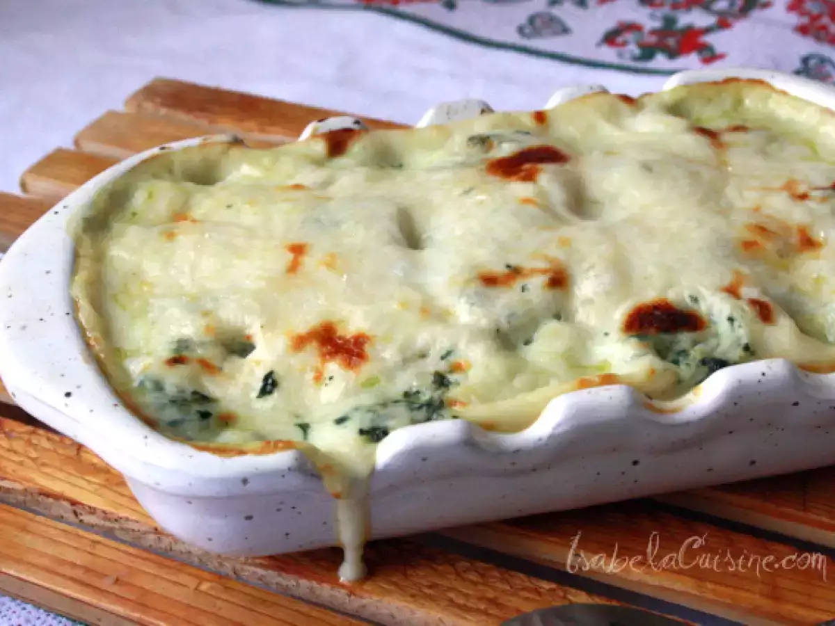 Paste cu crema de branza si spanac - poza 2