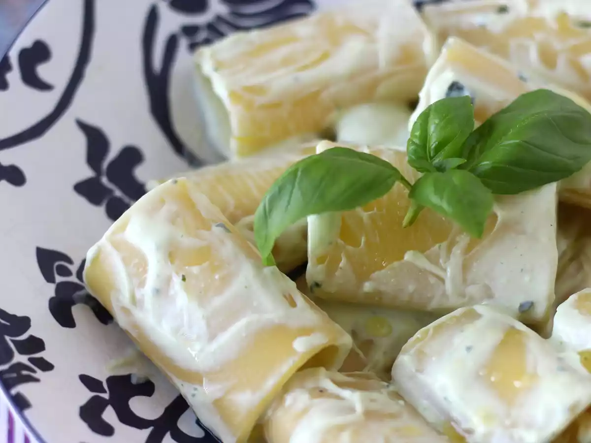 Paste cu cremă de ricotta și busuioc - poza 3