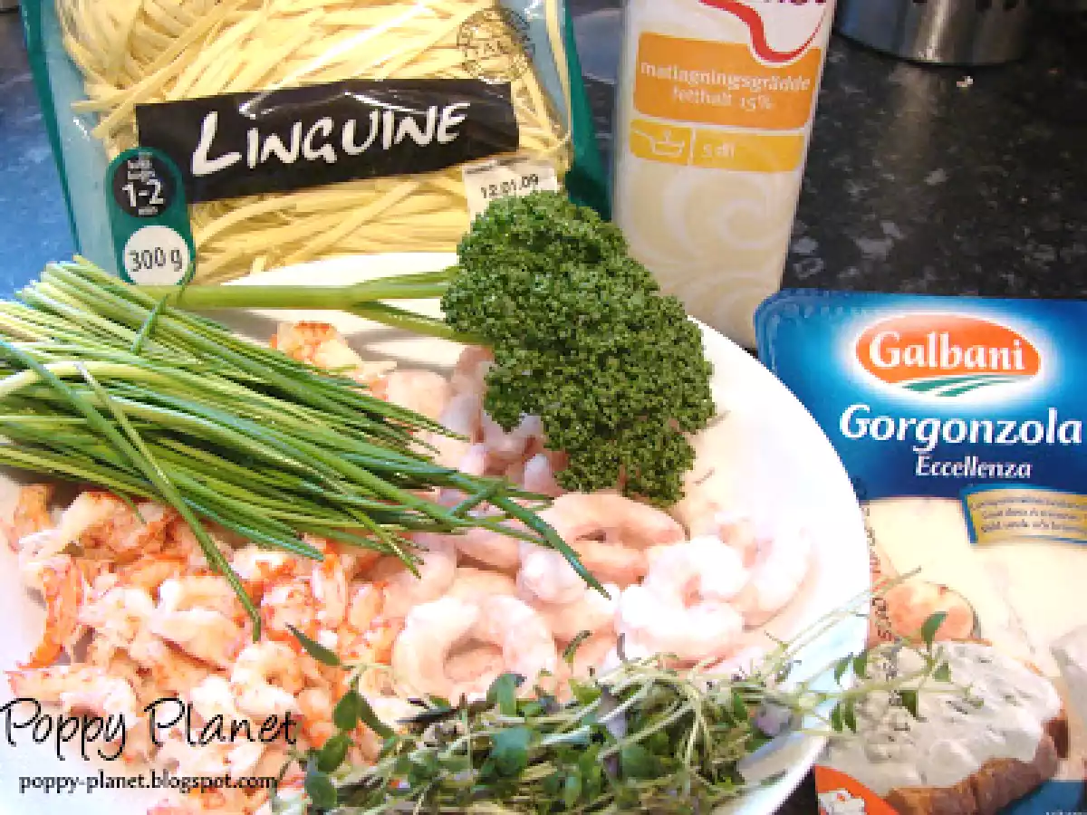 Paste cu creveti si sos gorgonzola - poza 5