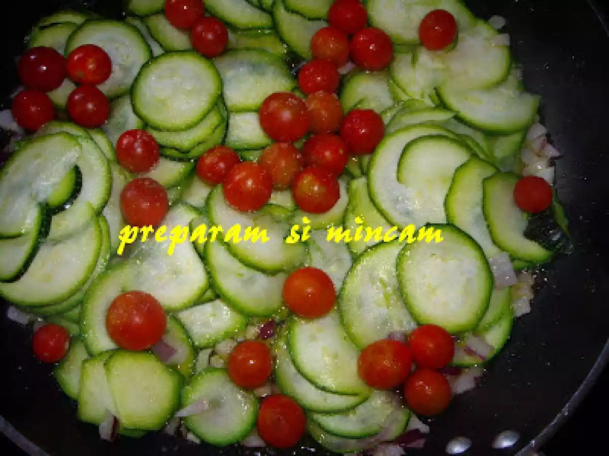 Paste cu dovlecei/Conchigliette con zucchine - poza 2