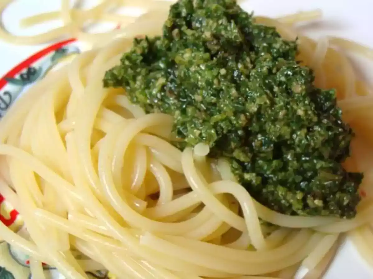 Paste cu pesto din spanac - poza 2
