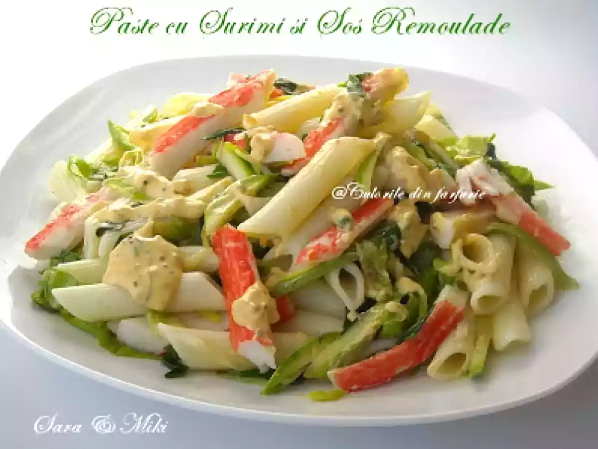 Paste cu Surimi si Sos Remoulade - poza 2