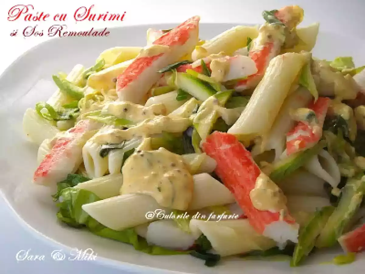 Paste cu Surimi si Sos Remoulade - poza 3