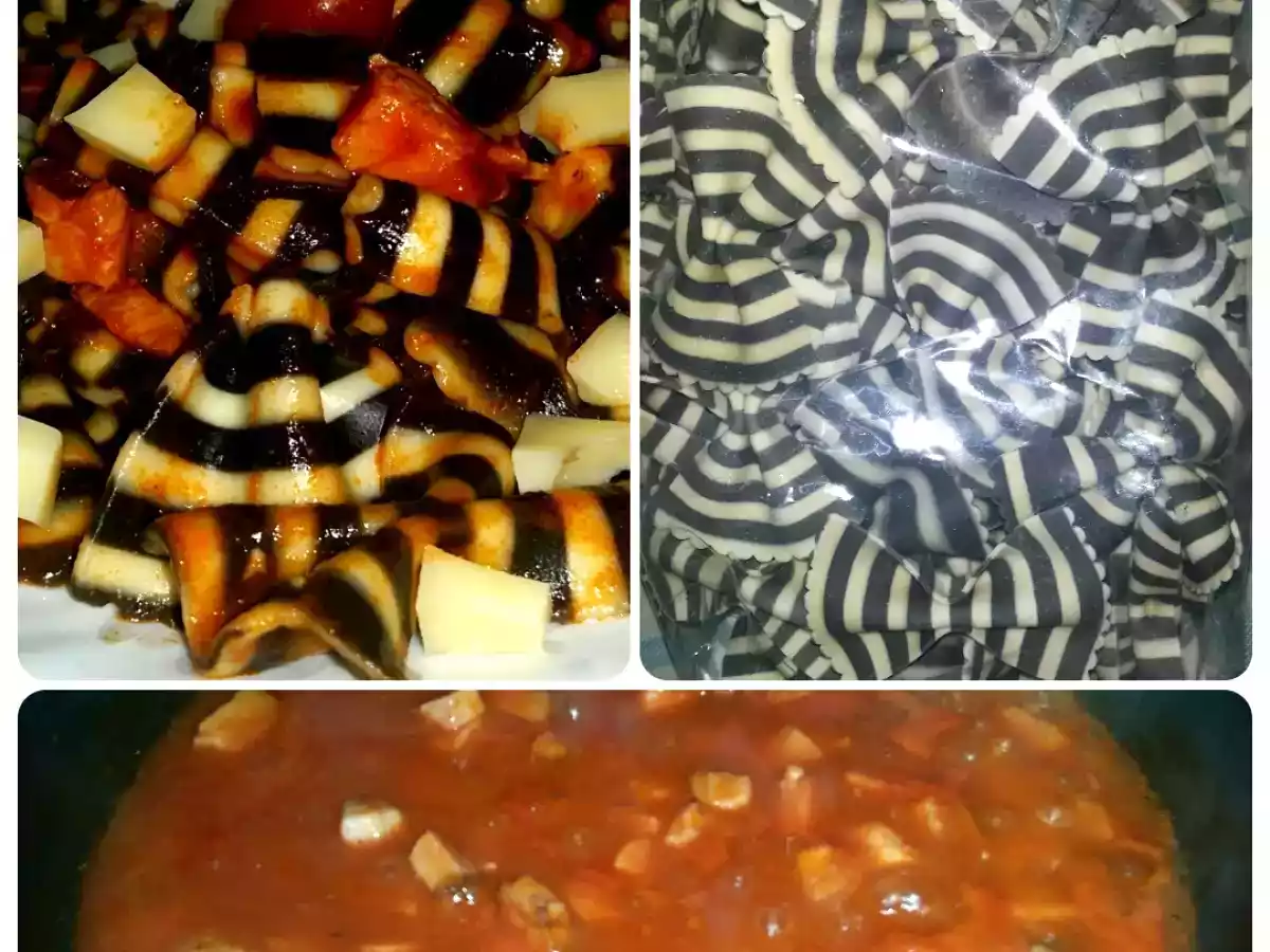 Paste farfalle cu sos de rosii - poza 4