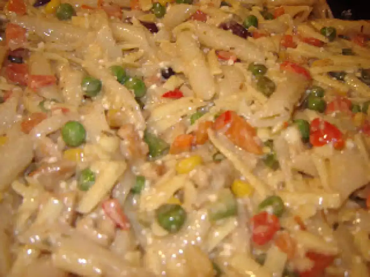 Paste la cuptor cu legume mexicane si piept de pui - poza 2