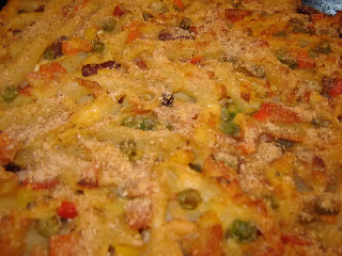 Paste la cuptor cu legume mexicane si piept de pui - poza 3