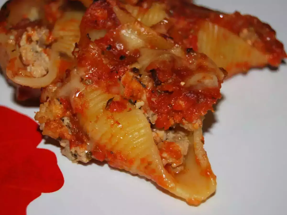 Paste scoici umplute cu pui si ciuperci - poza 2