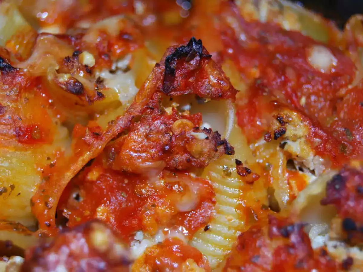 Paste scoici umplute cu pui si ciuperci - poza 3