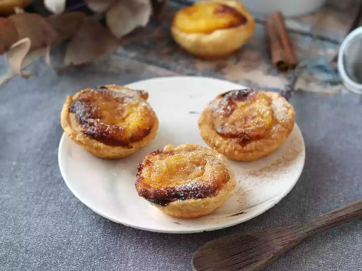 Pastéis de nata la Air Fyrer-Rețeta rapidă și ușoară pentru dulciurile tradiționale portugheze. - poza 5