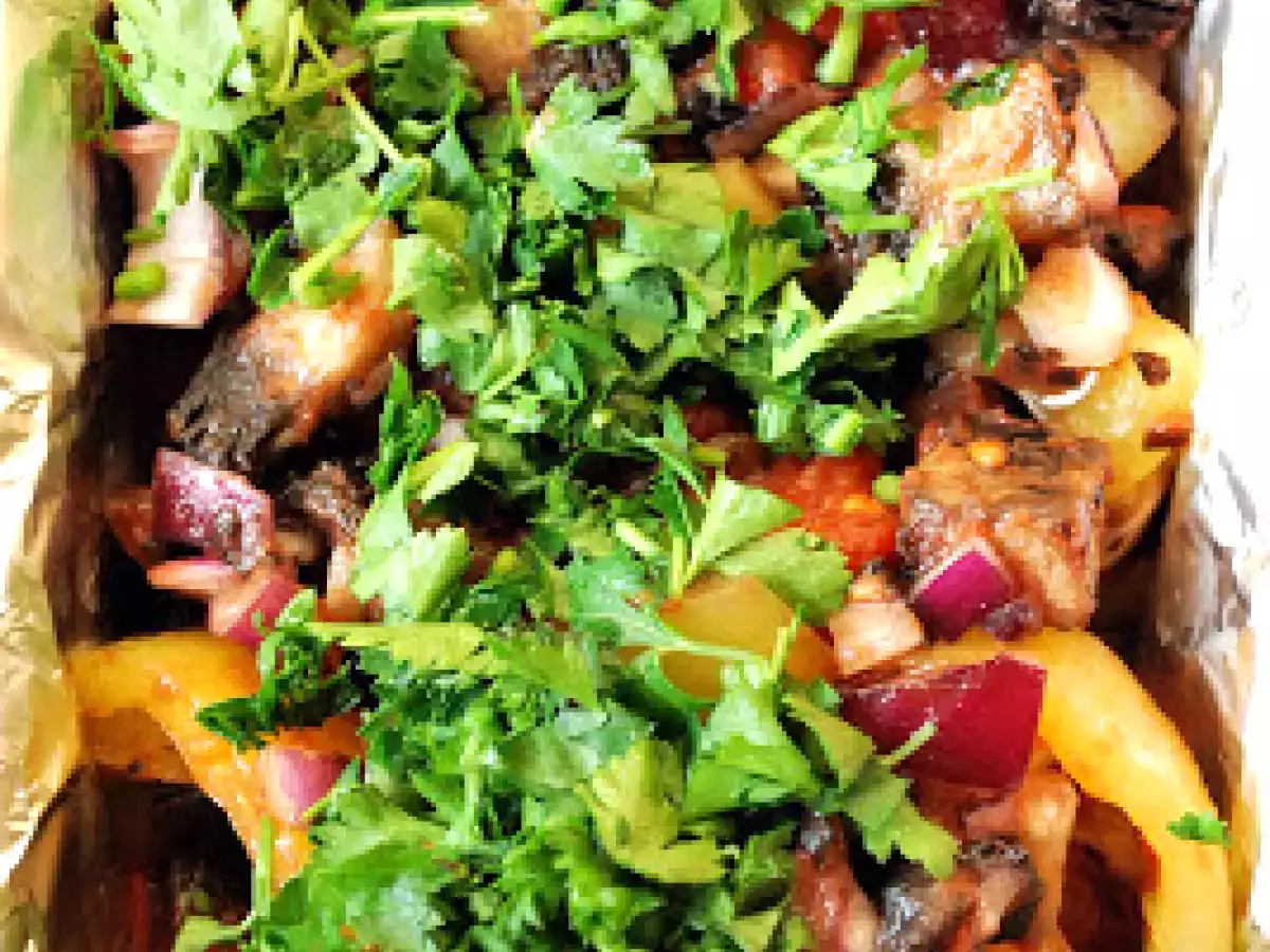 Pastrav cu legume la cuptor! - poza 8