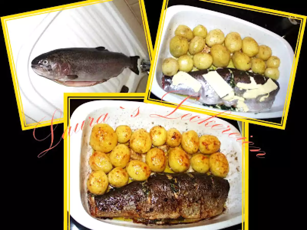 PASTRAV DE SOMON CU CARTOFI LA CUPTOR - poza 2