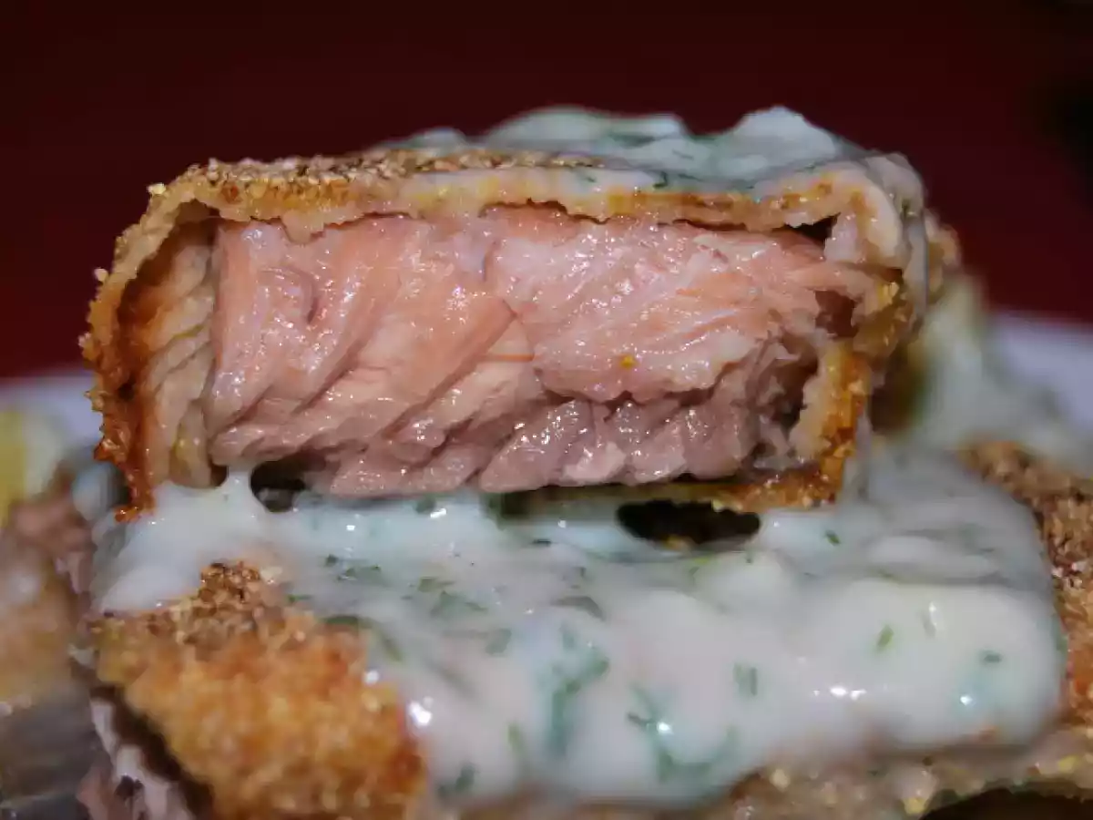 Pastrav in crusta de malai - poza 7