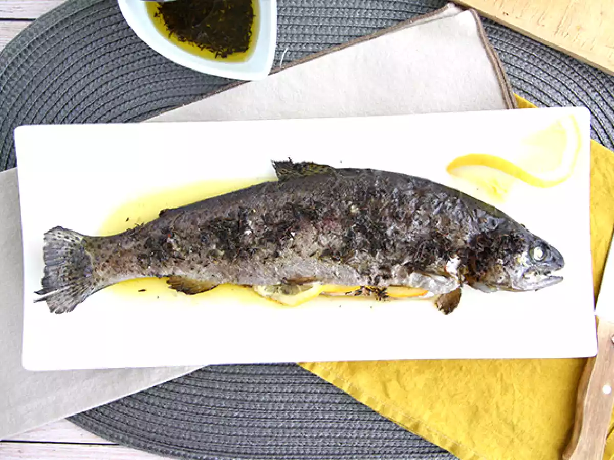 Pastrav la cuptor simplu si rapid