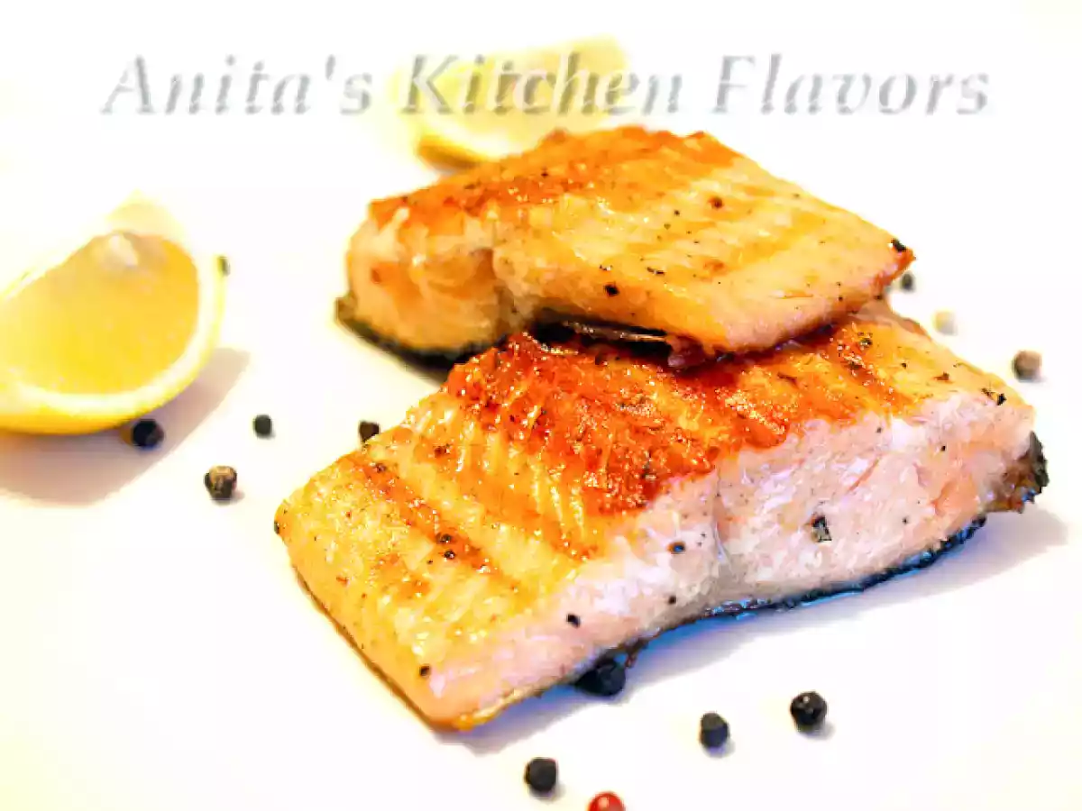 Pastrav somonat la gratar