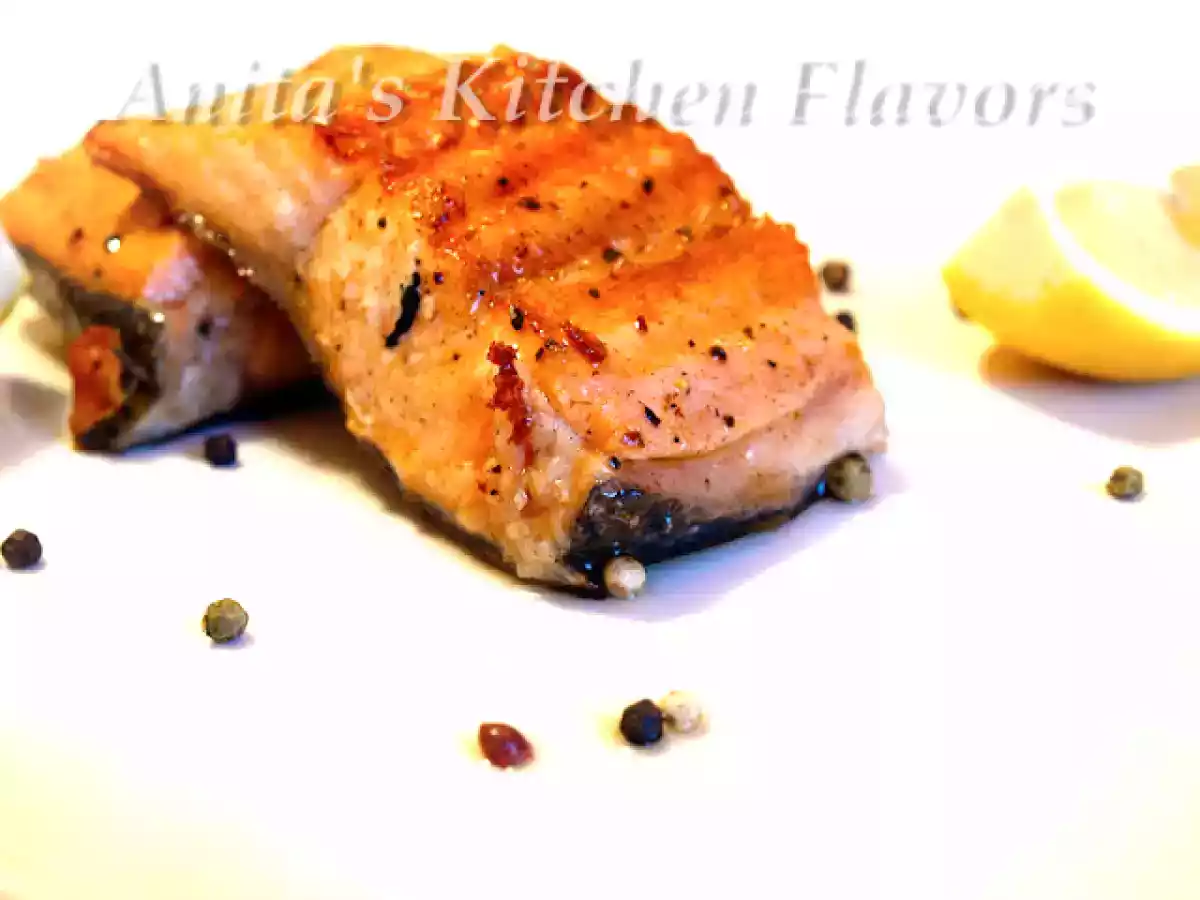 Pastrav somonat la gratar - poza 2