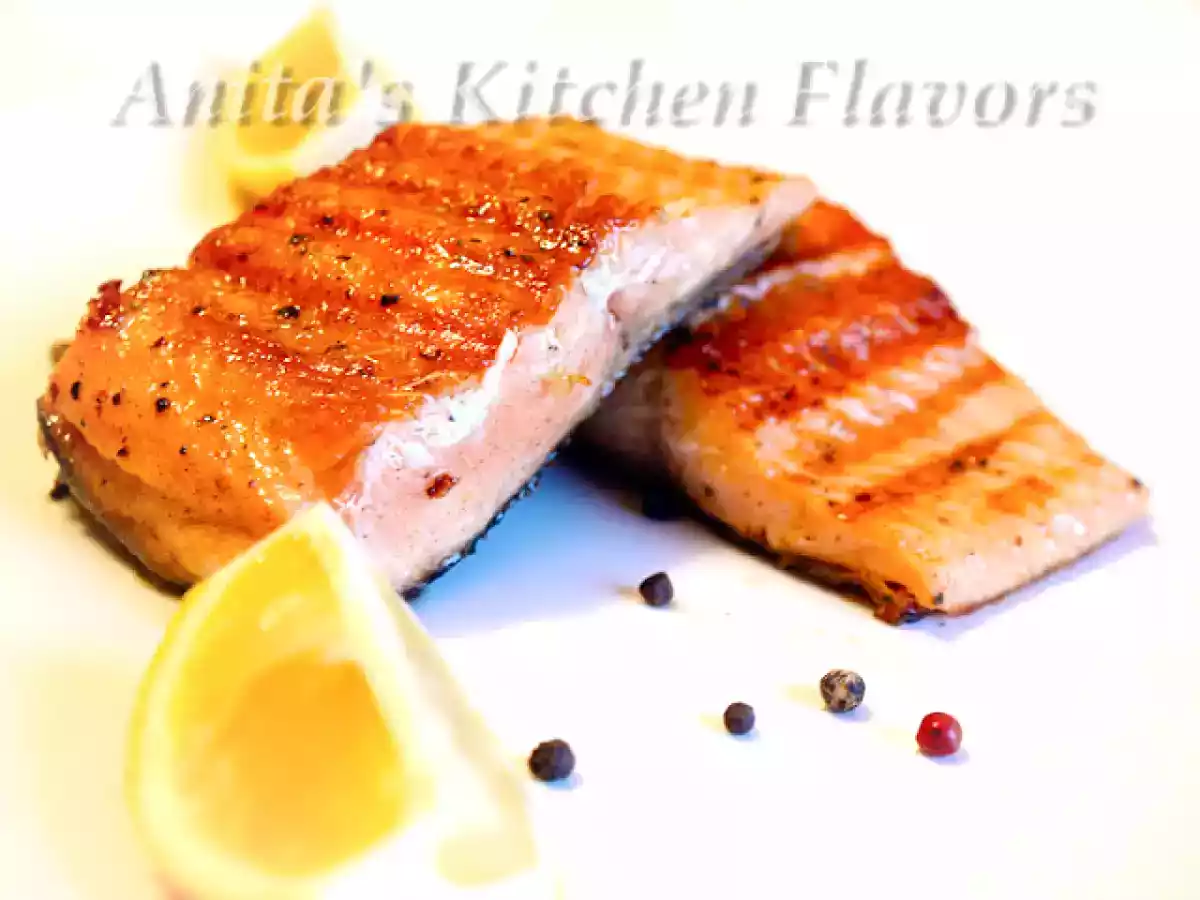 Pastrav somonat la gratar - poza 3