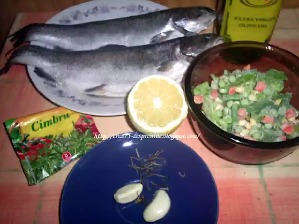 Pastrav umplut cu legume - poza 2