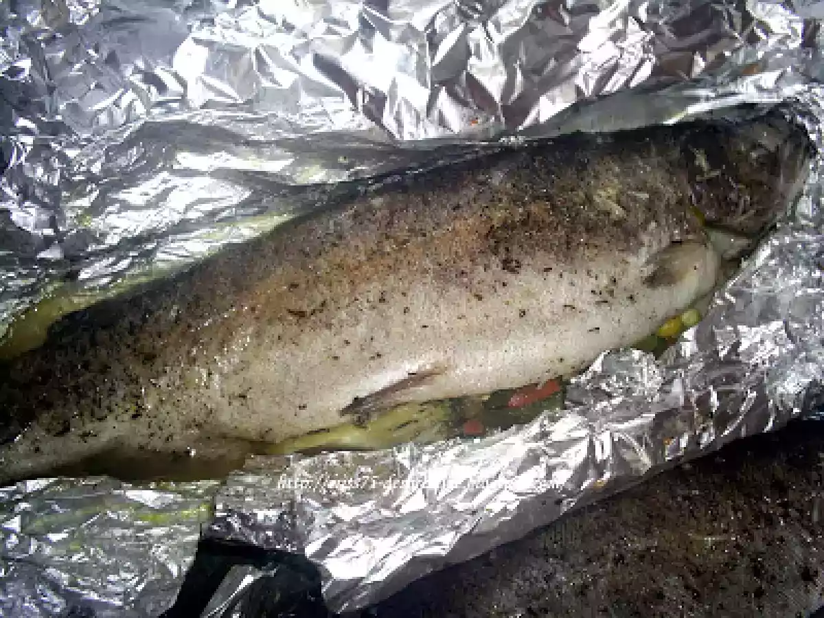 Pastrav umplut cu legume - poza 6