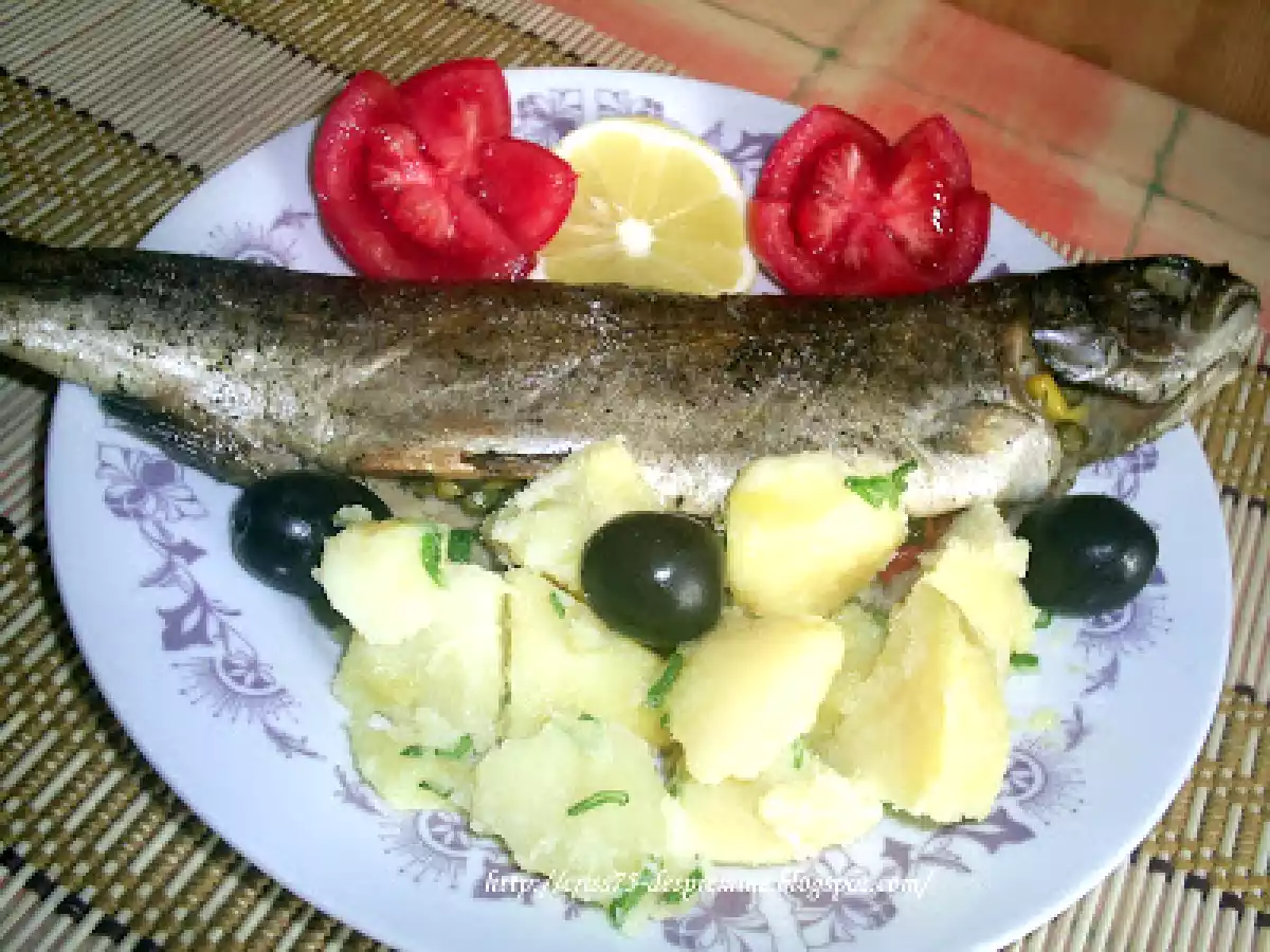 Pastrav umplut cu legume - poza 8