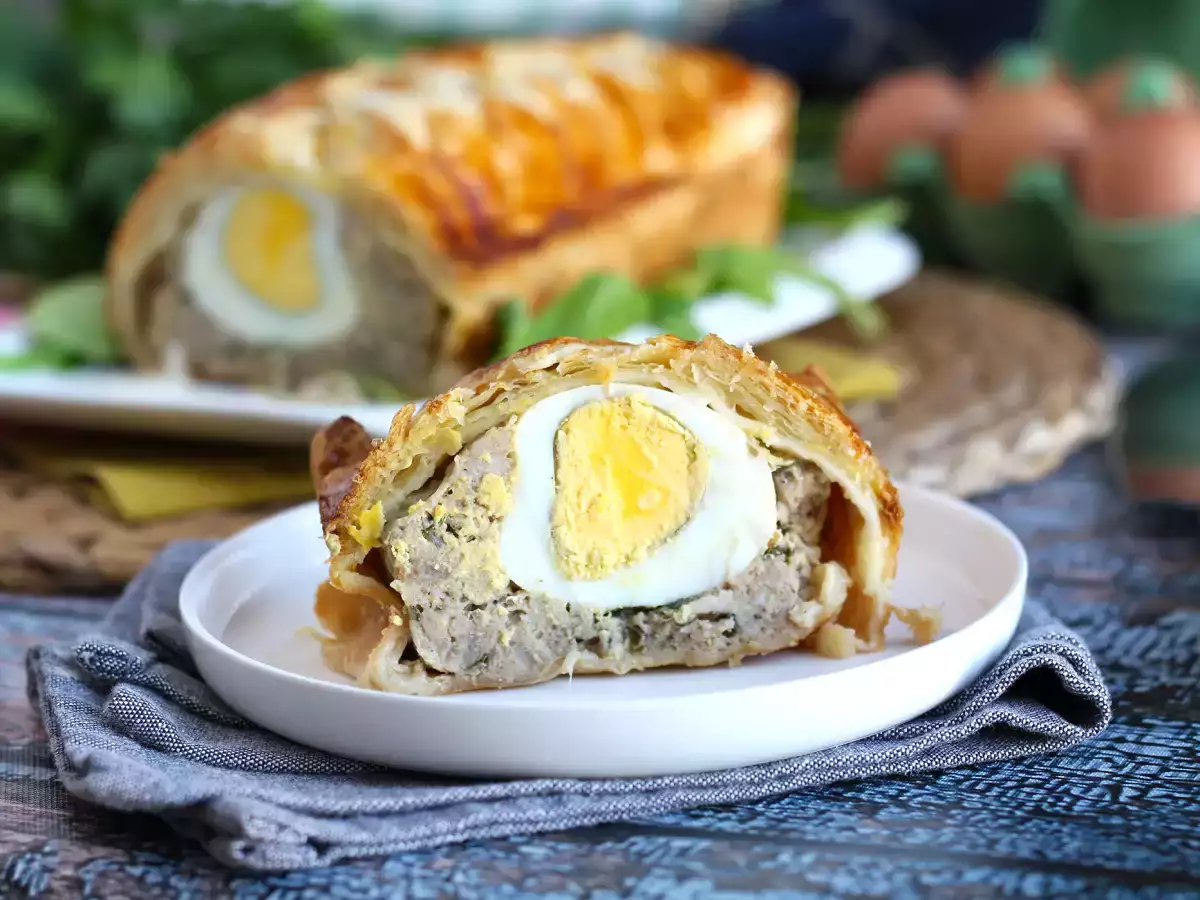 Pâté Berrichon - Ruladă de Paște - poza 5