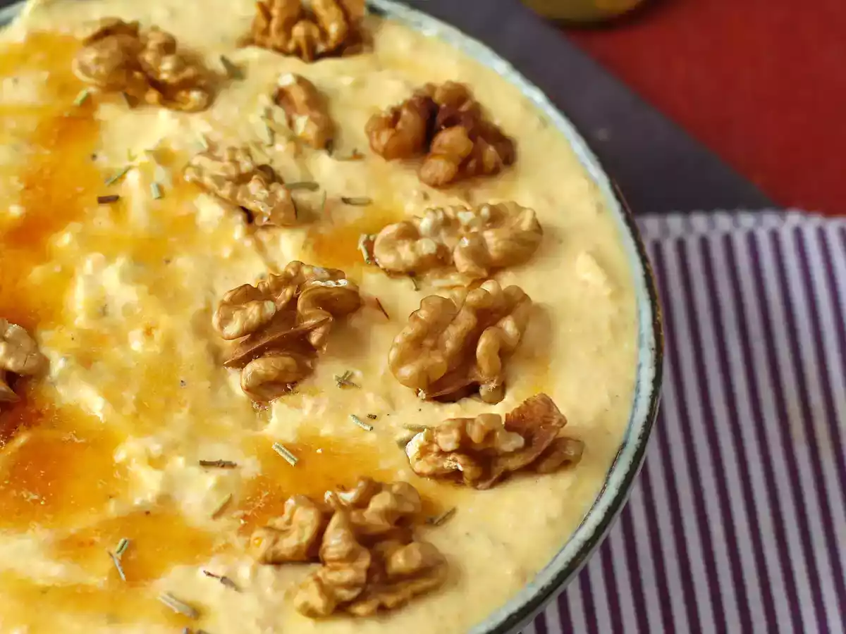 Pate cremos de dovleac și feta cu o atingere de miere - poza 2