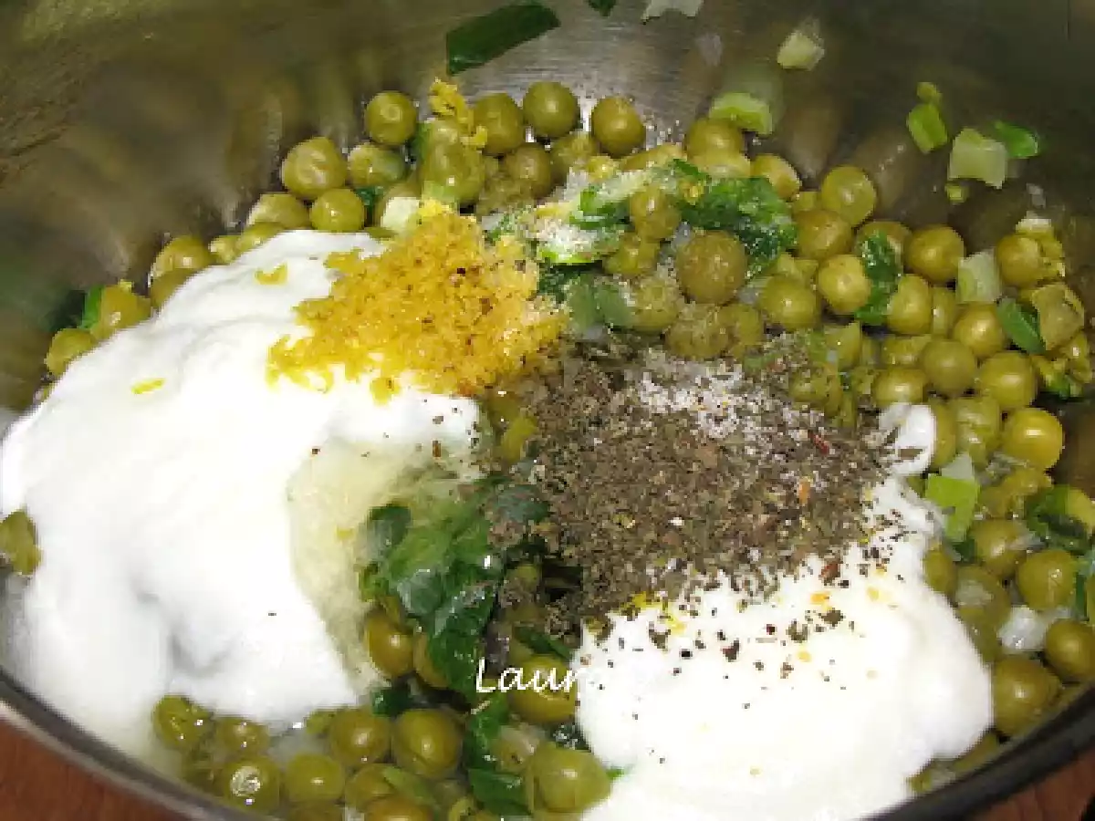 Pate de mazare si ceapa verde - poza 3