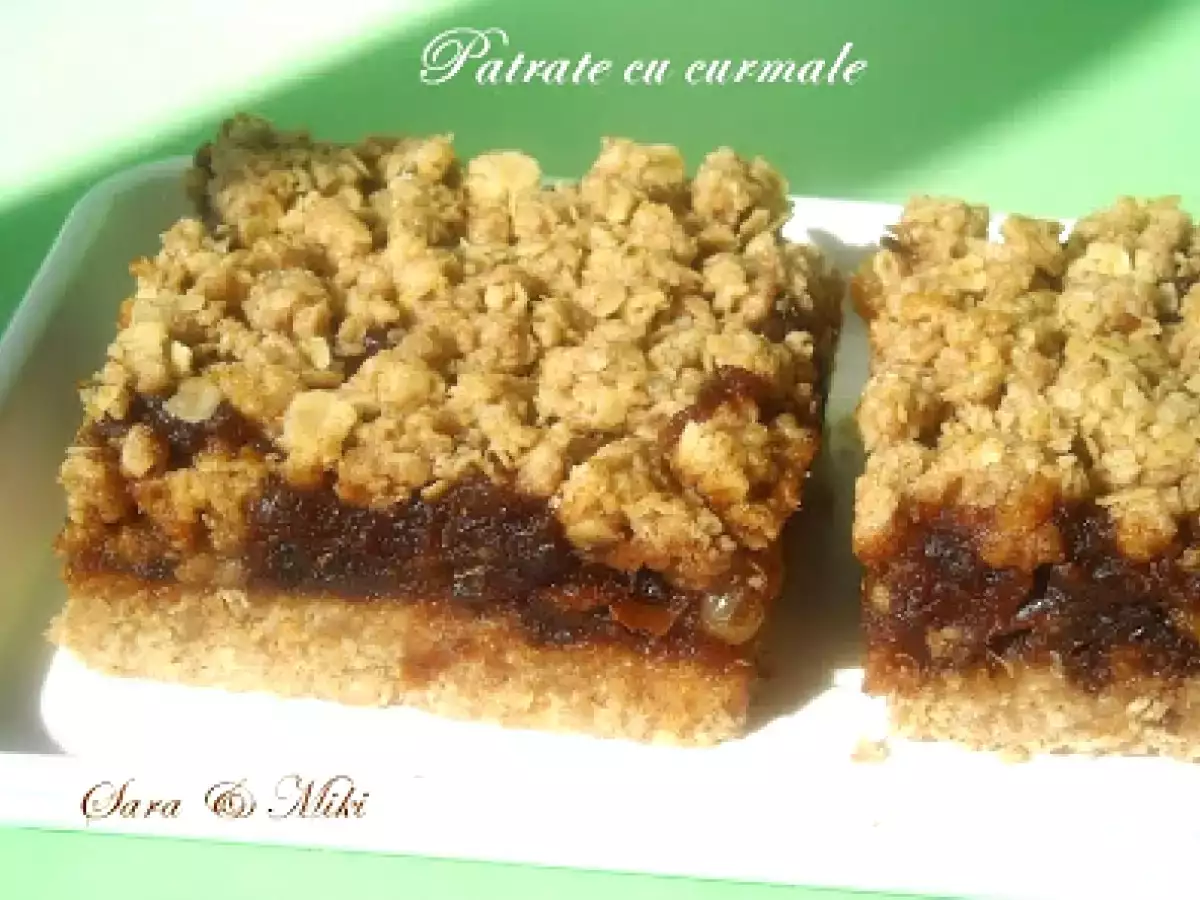 Patrate cu curmale