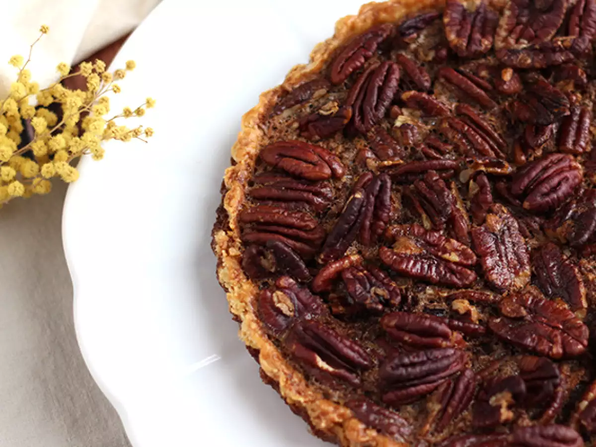 Pecan pie-Placinta cu nuci pecan - poza 2
