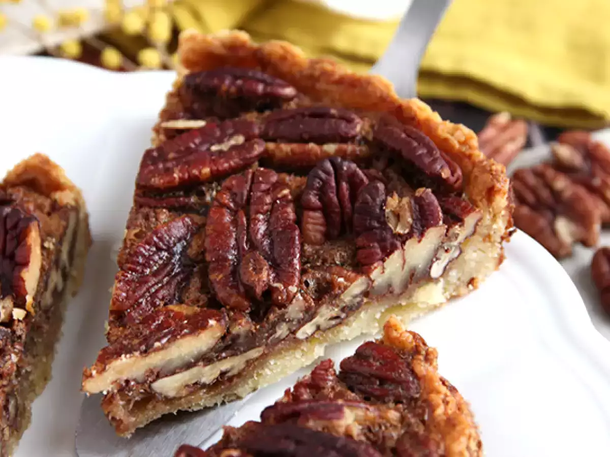 Pecan pie-Placinta cu nuci pecan - poza 3