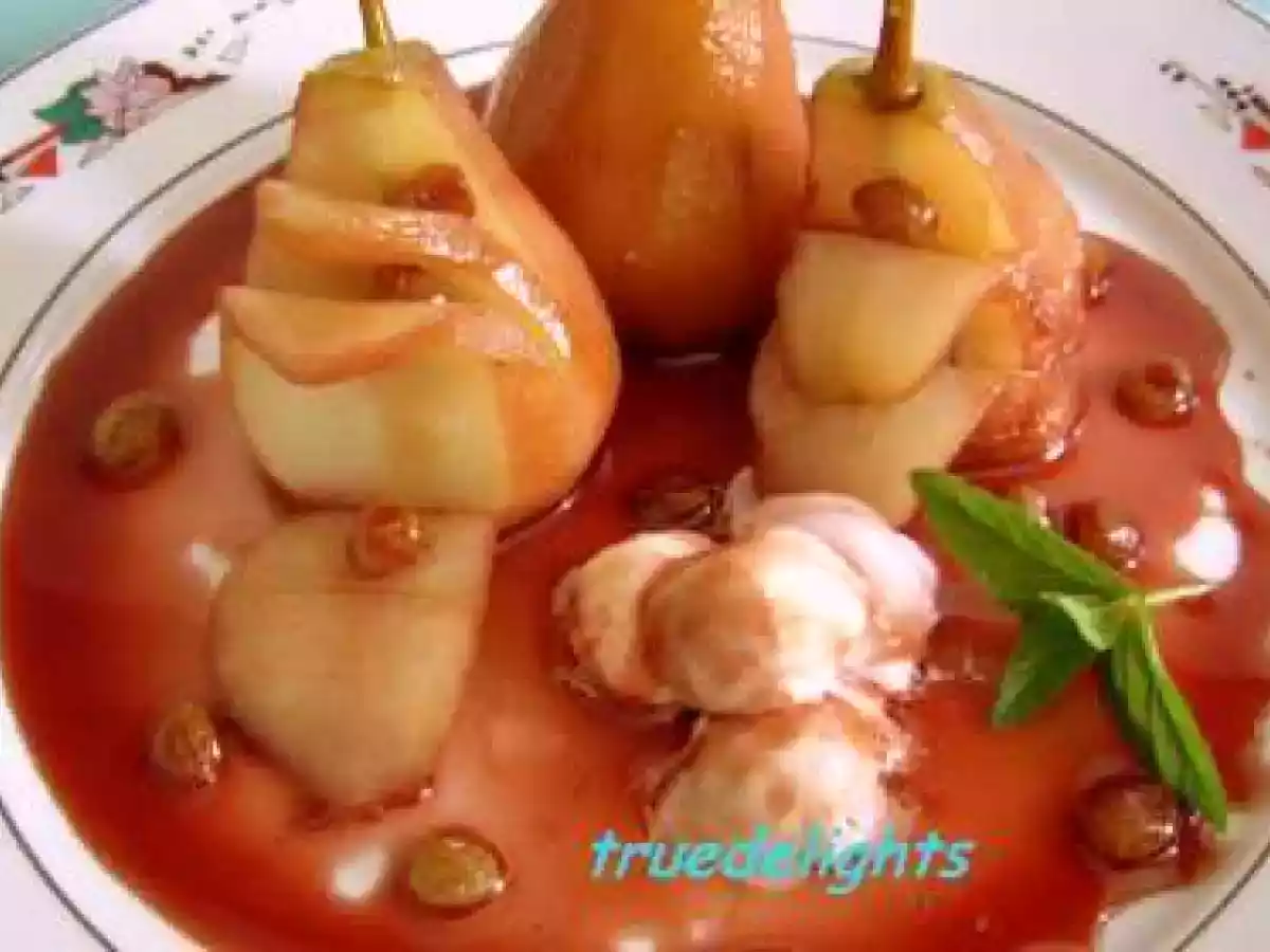 Pere fierte in vin - poza 2