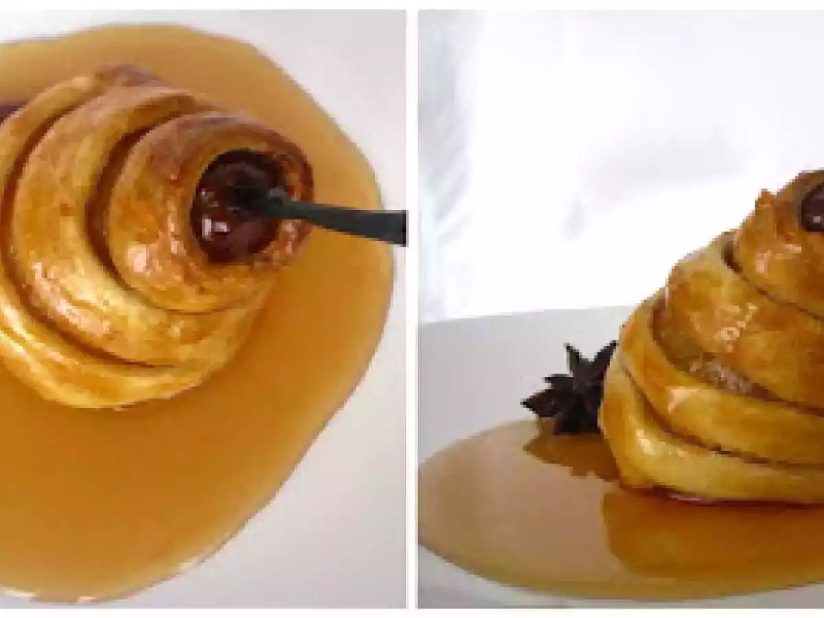 Pere in aluat de foietaj