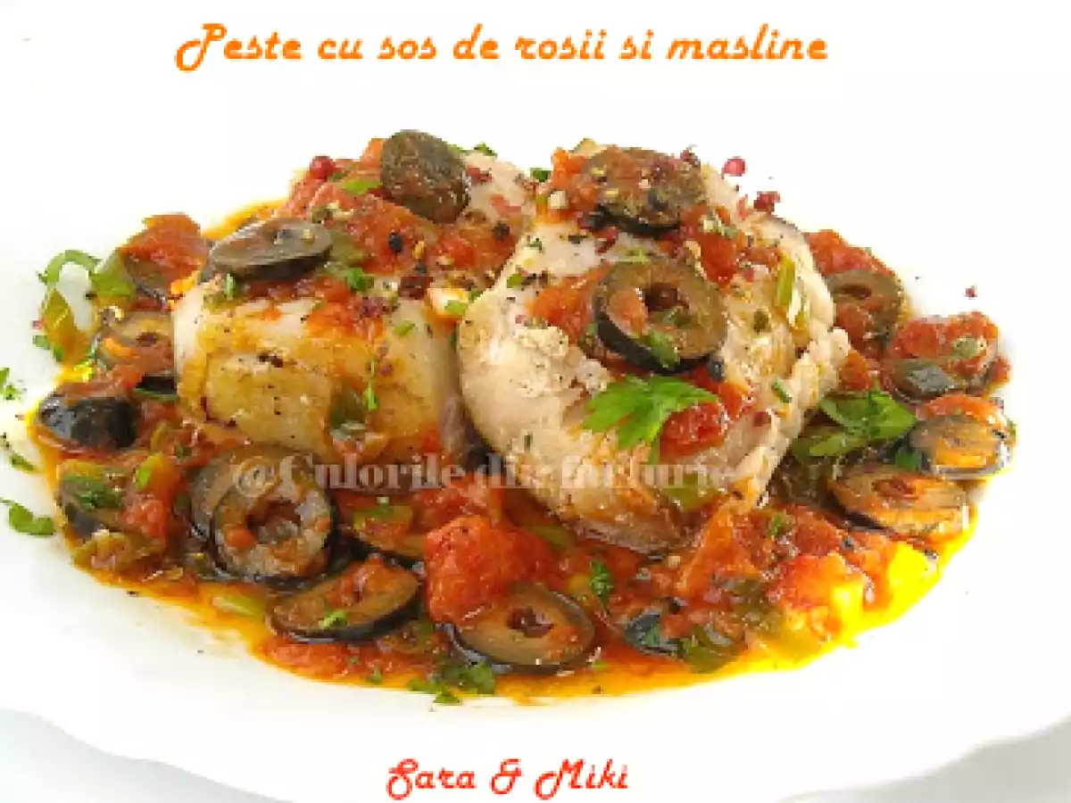 Peste cu sos de rosii si masline - poza 2