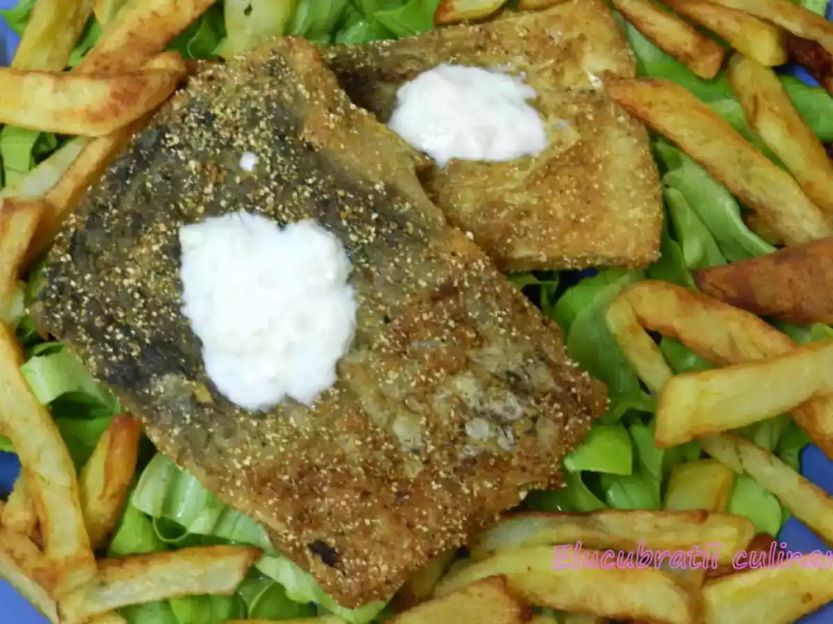 Pește în crustă de mălai