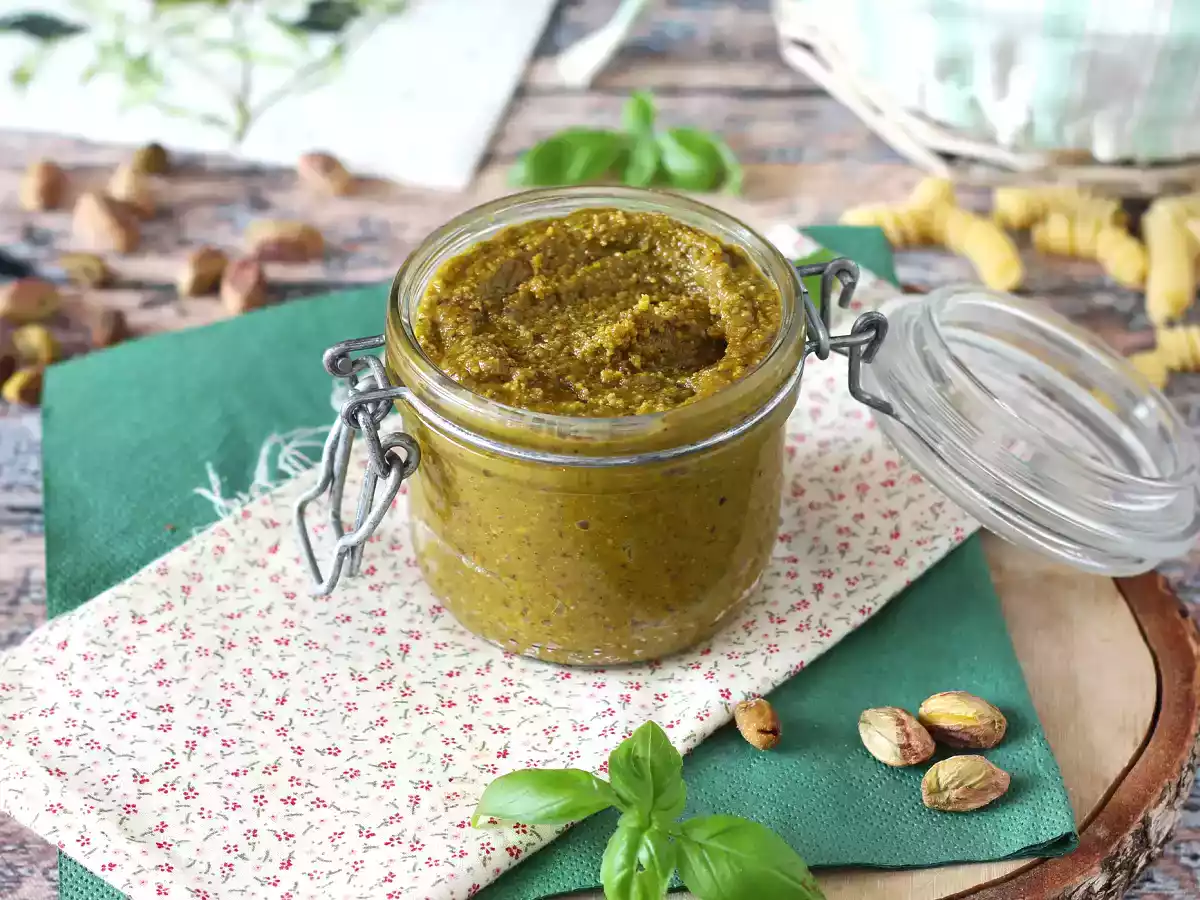 Pesto de fistic, sos ușor și gustos - poza 4