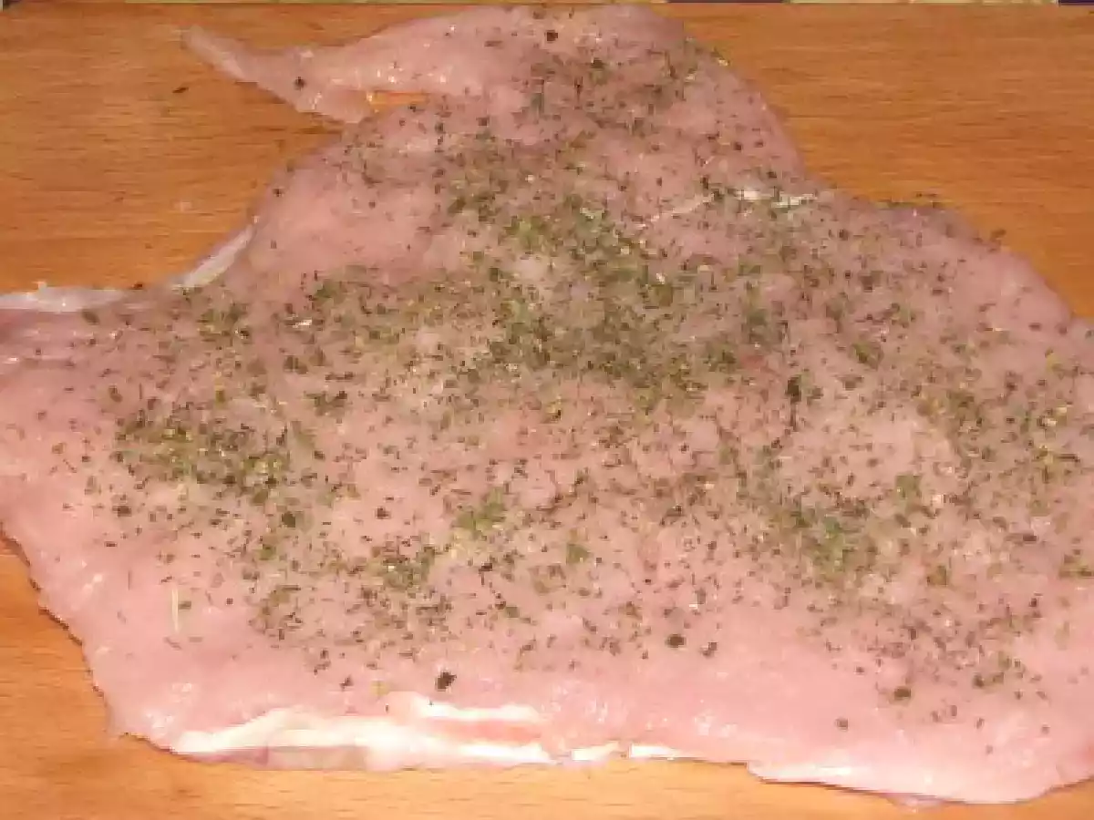 Piept de curcan umplut cu ciuperci, masline si cascaval - poza 14